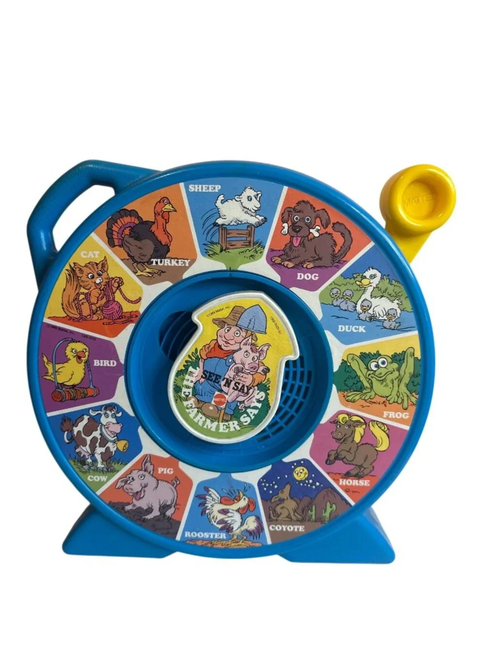 Vintage See ‘N Say The Farmer Says Animals Sounds 1989 Mattel, Inc. Works